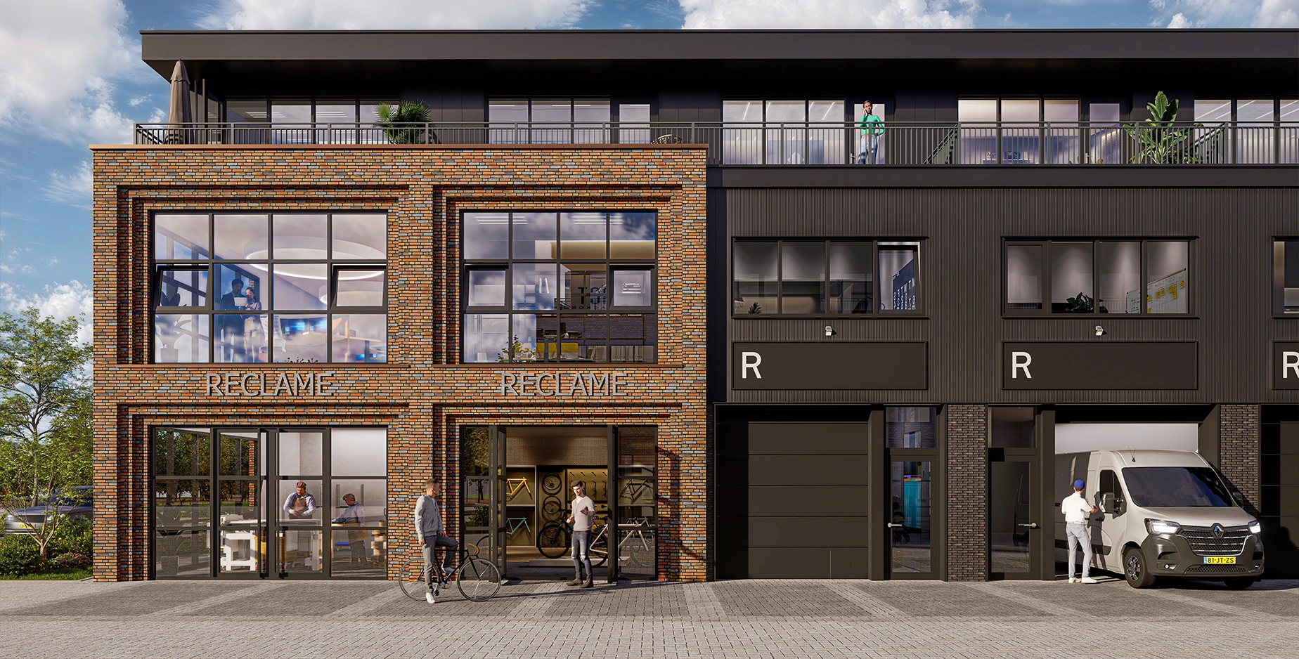 De Basis high end bedrijfs units Beverwijk impressie